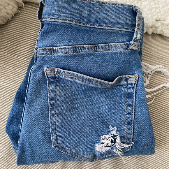 TopShop Distressed Skinny Jeans - Picture 2 of 4